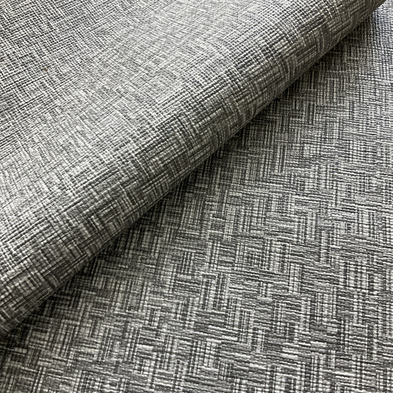 Nautolex Omnova Marine Vinyl Flooring Interwoven Cool | Very Heavyweight Vinyl, Marine Vinyl Fabric | Home Decor Fabric | 74" Wide