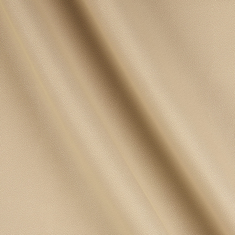 Ez-Kleen Bowa Textured Faux Leather Wheat | Very Heavyweight Faux Leather, Vinyl Fabric | Home Decor Fabric | 54" Wide