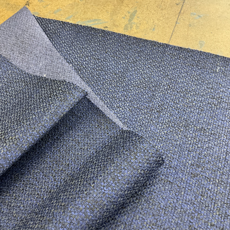 Eroica Nano Clean Arizona Performance Basketweave Dobby Navy | Medium Weight Dobby, Basketweave Fabric | Home Decor Fabric | 55" Wide