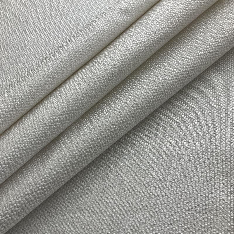 Eroica Nano Clean Arizona Performance Basketweave Dobby White | Medium Weight Dobby, Basketweave Fabric | Home Decor Fabric | 55" Wide