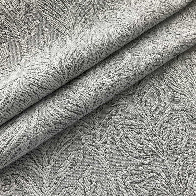 PKL Studio Climbing Leaves Woven Jacquard Frost | Very Heavyweight Jacquard, Woven Fabric | Home Decor Fabric | 55" Wide