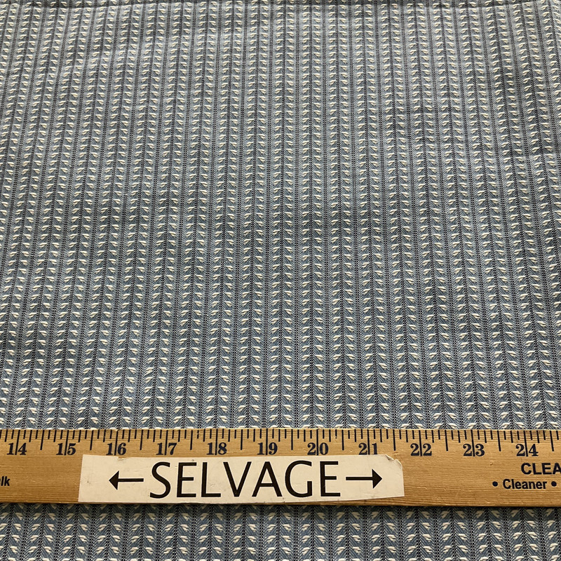PKL Studio Linear Leaves Jacquard Baltic | Medium Weight Woven, Jacquard Fabric | Home Decor Fabric | 54" Wide