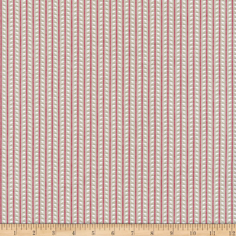 PKL Studio Linear Leaves Woven Jacquard Linen | Medium Weight Woven, Jacquard Fabric | Home Decor Fabric | 54" Wide