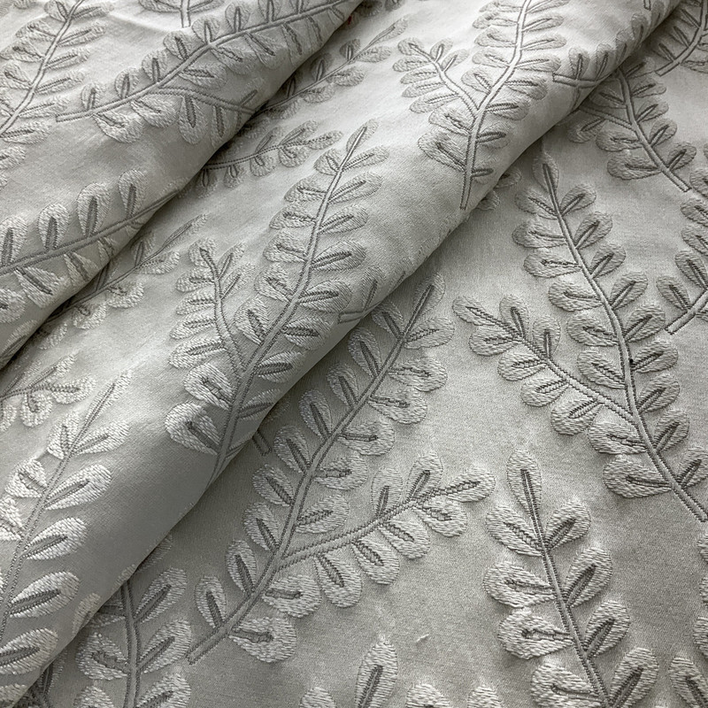 PKL Studio Delphine Jacquard Pearl | Medium Weight Jacquard Fabric | Home Decor Fabric | 54" Wide