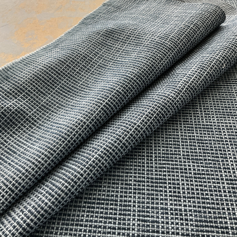 PKL Studio Layla Woven Jacquard Indigo | Medium/Heavyweight Jacquard Fabric | Home Decor Fabric | 54" Wide