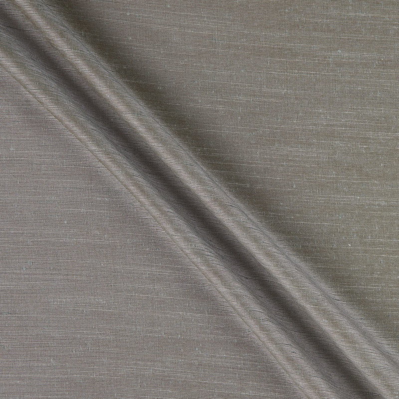 Isla Raw Slub Faux Silk Mouse | Lightweight Dupioni Fabric | Home Decor Fabric | 54" Wide