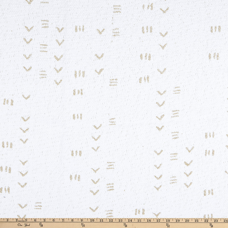 Swavelle Ollie Recycled Jacquard White | Very Heavyweight Jacquard, Basketweave Fabric | Home Decor Fabric | 56" Wide