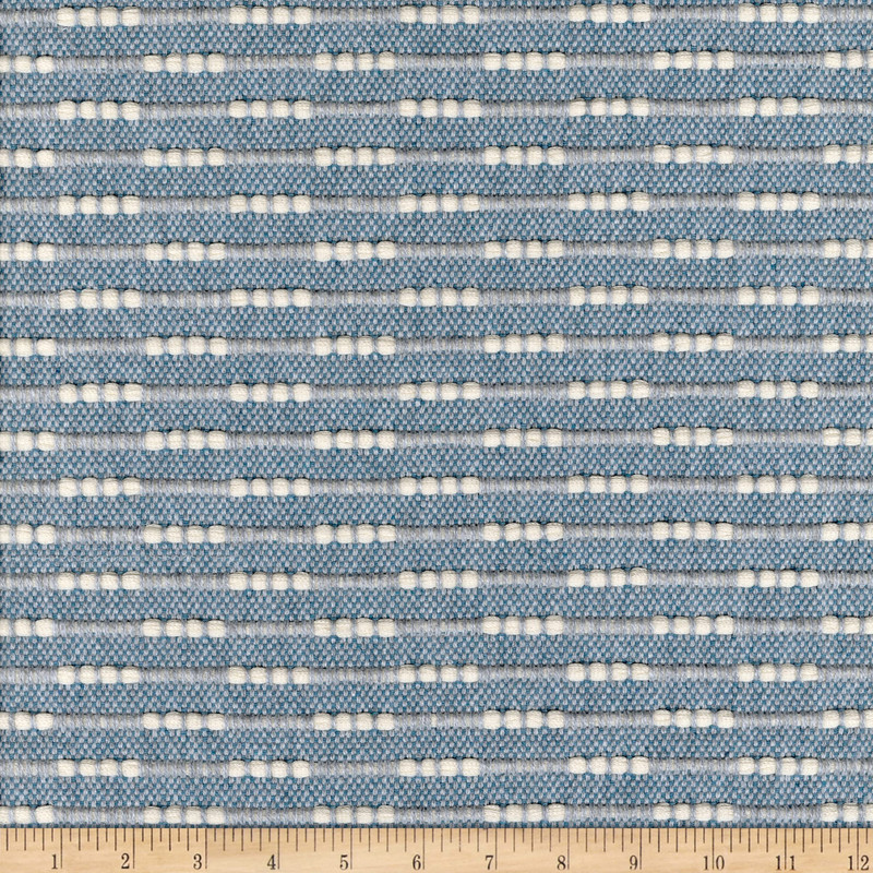 Swavelle Reason Recycled Basketweave Sky | Very Heavyweight Basketweave Fabric | Home Decor Fabric | 55" Wide