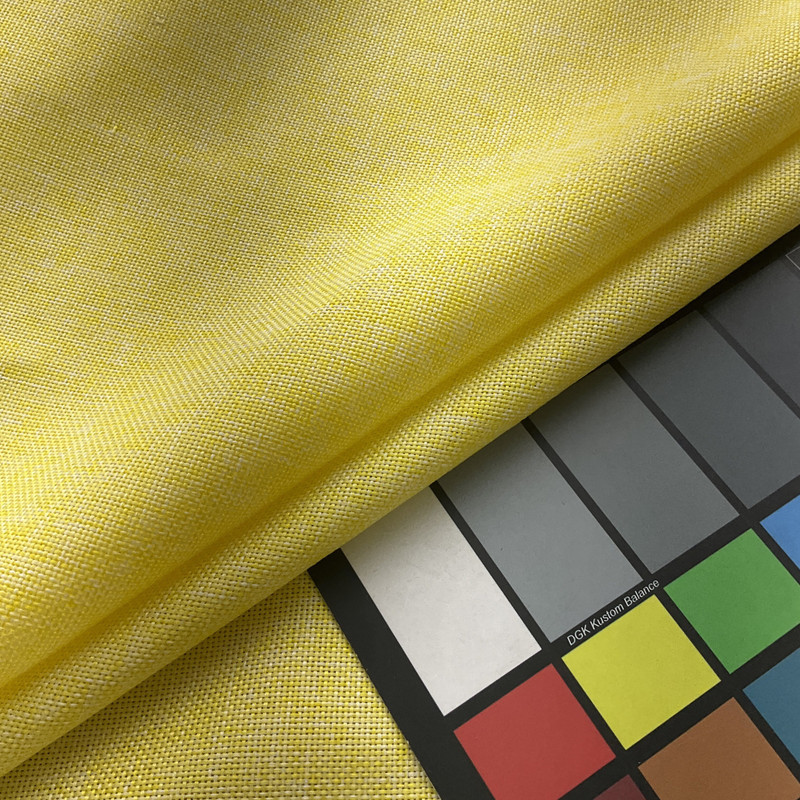 Vintage Poly Burlap Yellow | Medium Weight Burlap Fabric | Home Decor Fabric | 58" Wide