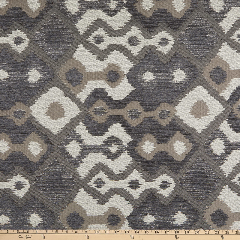 Pueblo Chenille Jacquard Dolphin | Very Heavyweight Jacquard, Chenille Fabric | Home Decor Fabric | 56" Wide