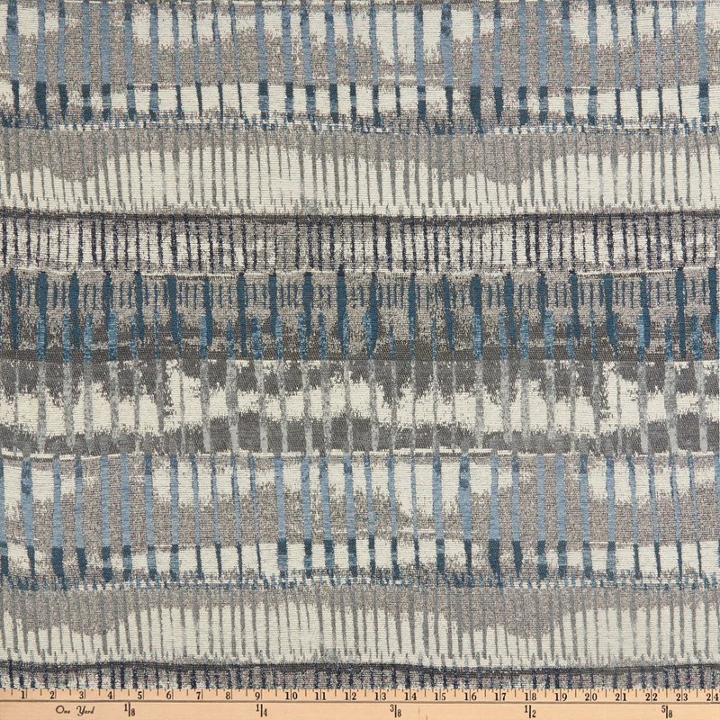 Swavelle Sure Thing Chenille Indigo | Heavyweight Chenille Fabric | Home Decor Fabric | 58" Wide