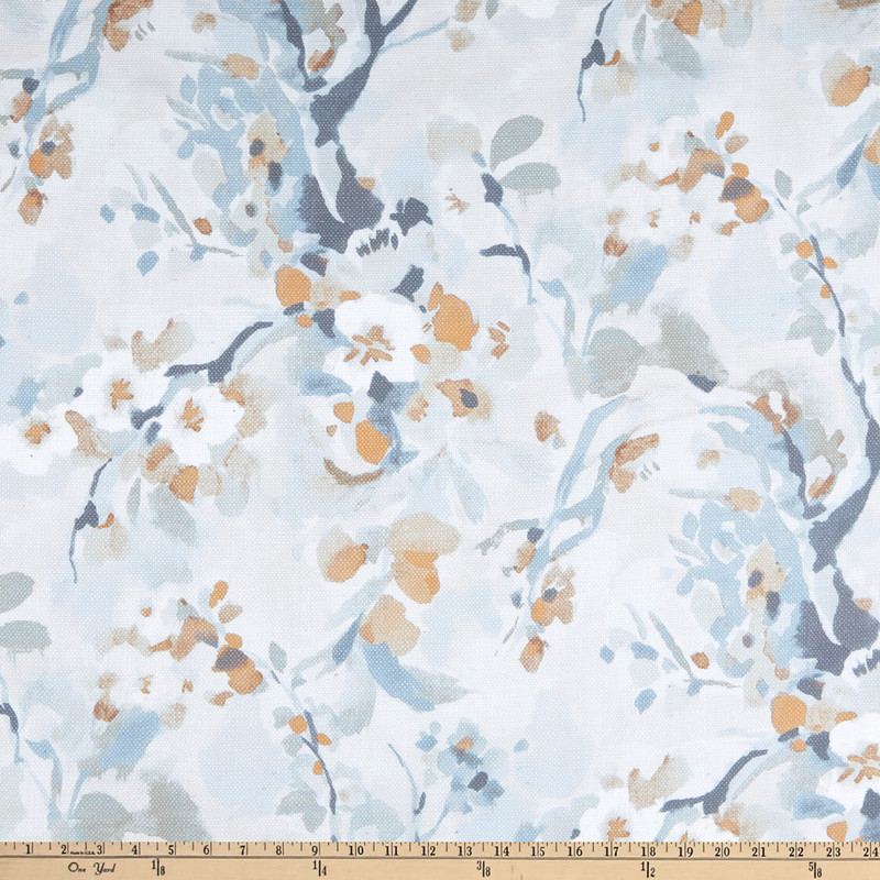 Swavelle Happy Valley Basketweave Seascape | Medium/Heavyweight Basketweave Fabric | Home Decor Fabric | 54" Wide