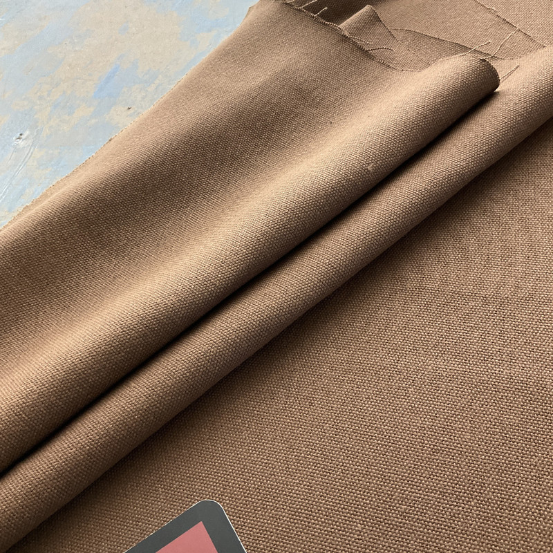 16.5 Oz 100% Hemp Canvas Brown | Very Heavyweight Canvas Fabric | Home Decor Fabric | 58" Wide