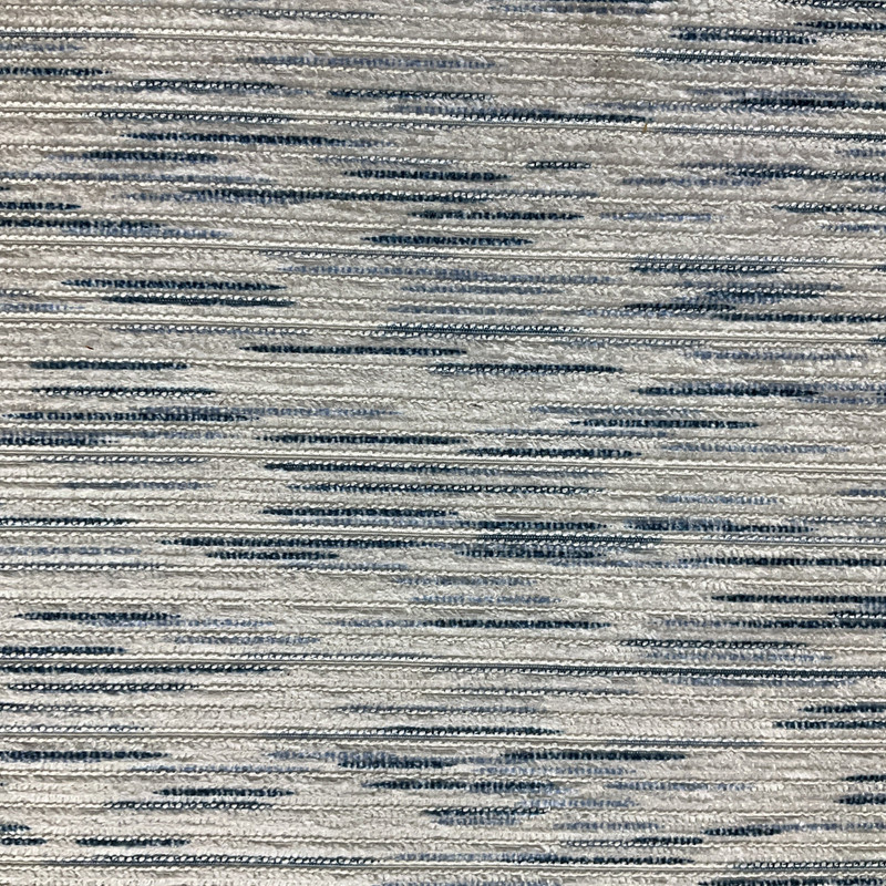 Modern Coastal Fez HiLo Velvet Blue/Navy | Heavyweight Velvet Fabric | Home Decor Fabric | 54" Wide