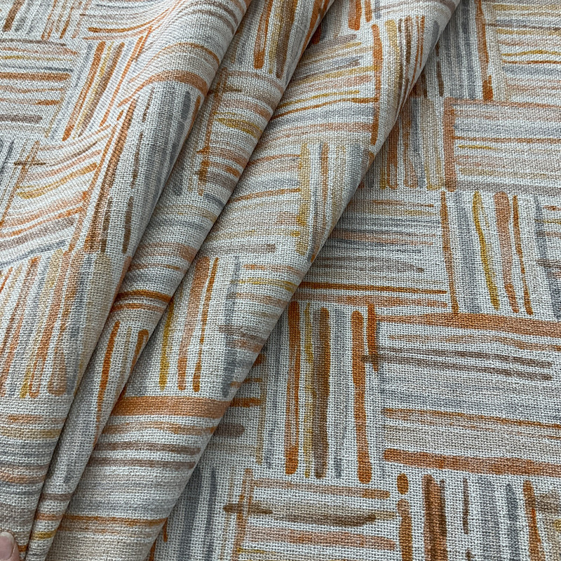 Hot Tropics Riot Donegal Woven Coral | Heavyweight Woven Fabric | Home Decor Fabric | 54" Wide