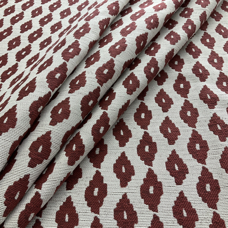 InsideOut Indoor/Outdoor Performance Coastal Lattimore Woven Rust | Very Heavyweight Outdoor, Woven Fabric | Home Decor Fabric | 56" Wide