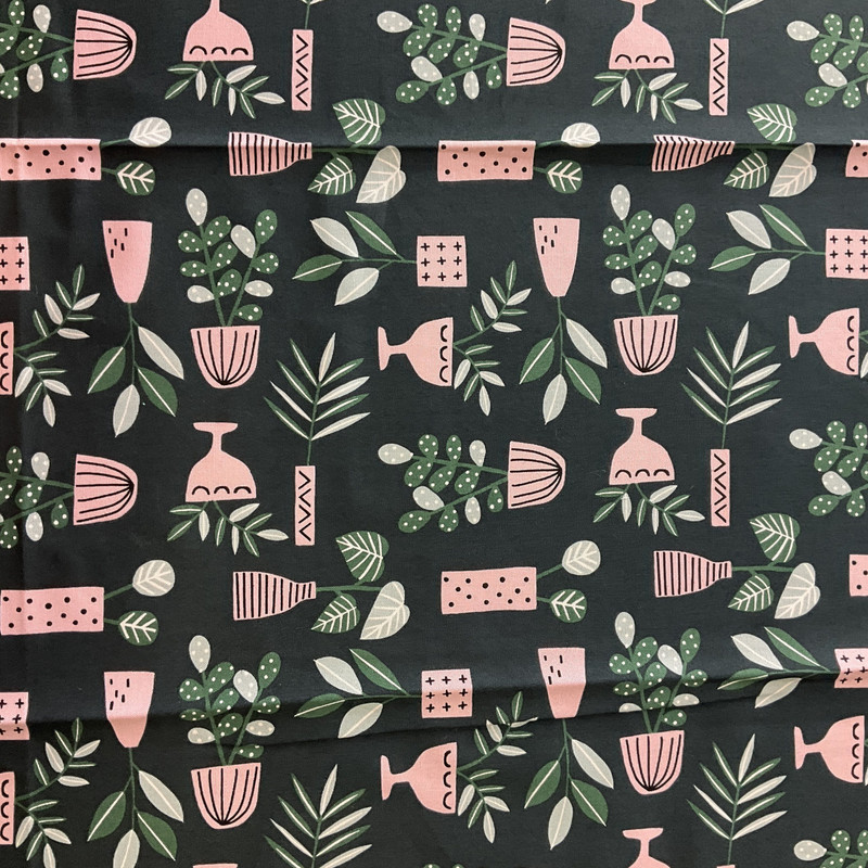 Cloud9 Organic Easy Weekend Canvas Sprouts Green | Medium Weight Canvas Fabric | Home Decor Fabric | 44" Wide