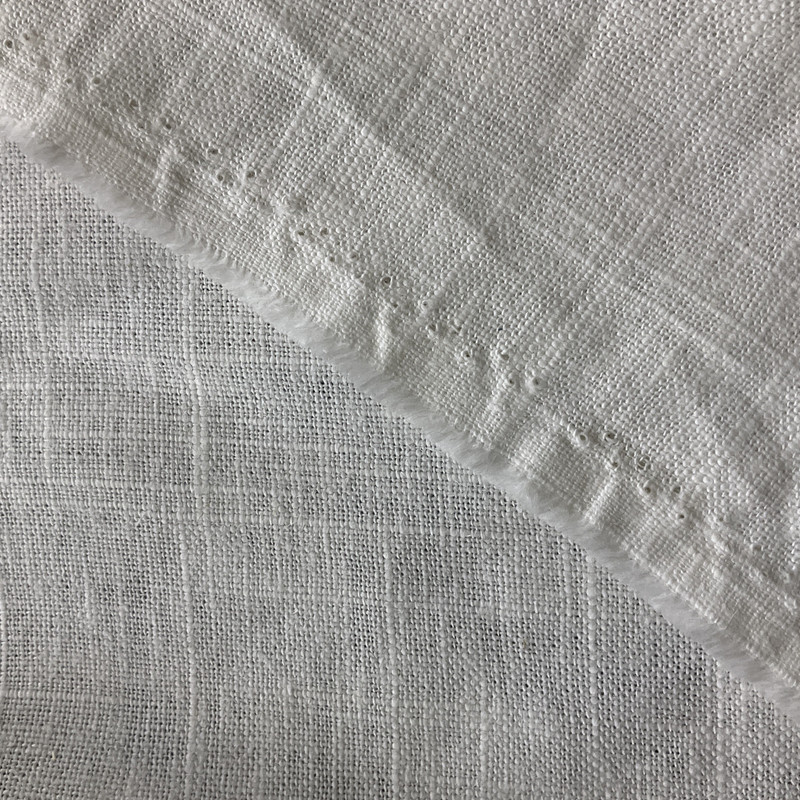 Covington Jefferson Linen White | Home Decor Fabric | 54" Wide