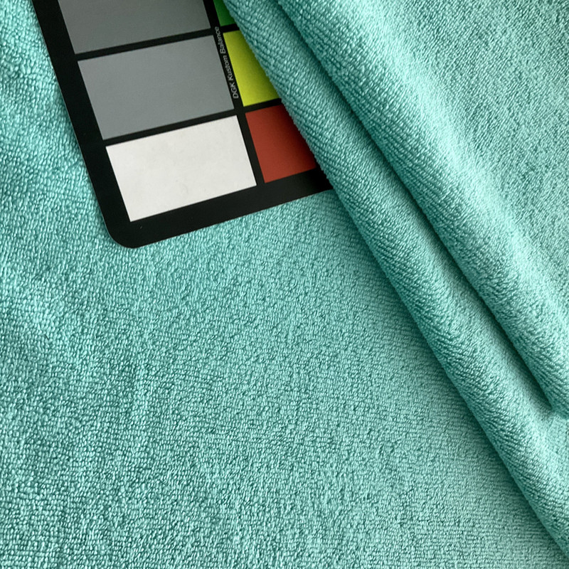 Micro Fiber Solid Teal | Absorbent Towel Fabric | Poly/Nylon | Mook Fabrics | 60" Wide | By the Yard