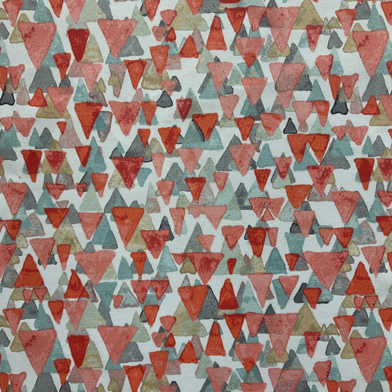 PKL Studio Reef Point Outdoor Coral | Medium Weight Outdoor Fabric | Home Decor Fabric | 54" Wide