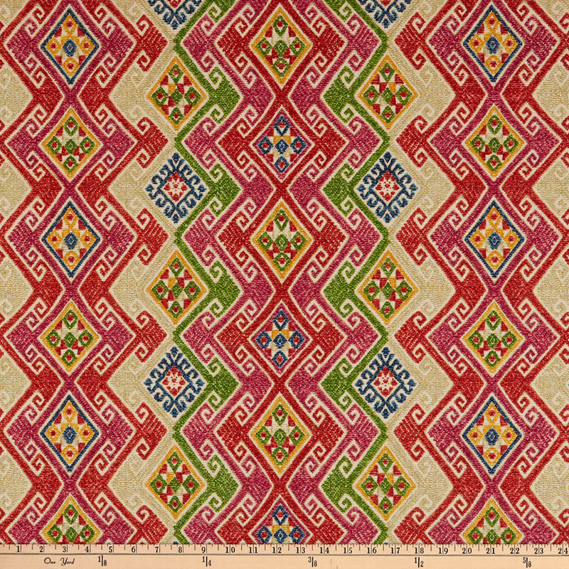 P/K Lifestyles Kaumari Path Duck Tamale | Medium Weight Duck Fabric | Home Decor Fabric | 54" Wide