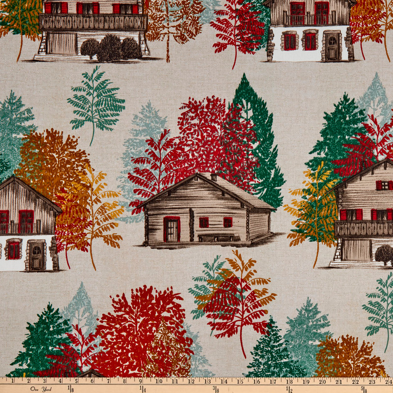 STOF France Fuste Twill Multicolore | Lightweight Twill Fabric | Home Decor Fabric | 63" Wide