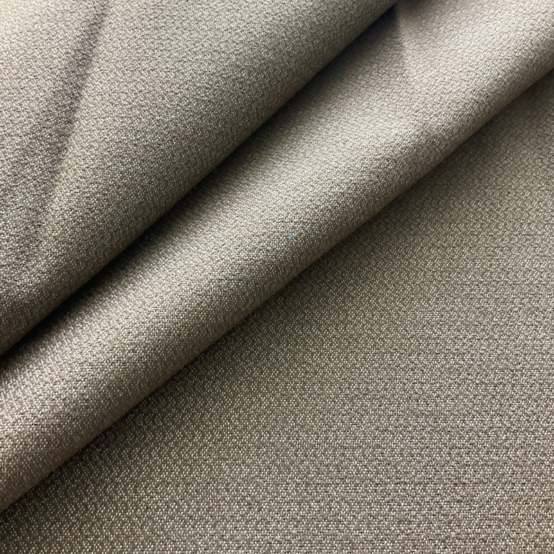 Sustain Performance Simplistic Woven Chrome | Home Decor Fabric | 55.25" Wide