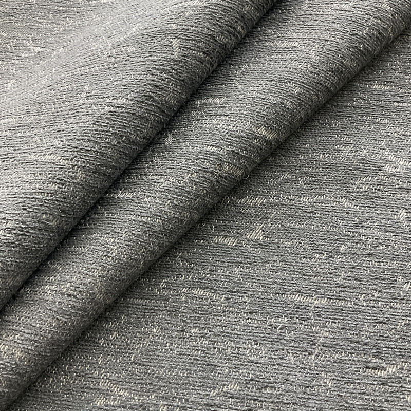 Sustain Performance Pineman Woven Graphite | Home Decor Fabric | 56" Wide