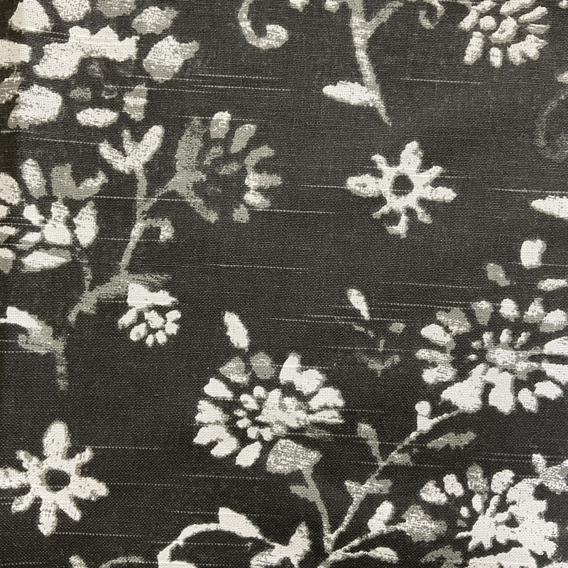 Premier Prints Lenore Slub Duck Raven | Home Decor Fabric | 54" Wide