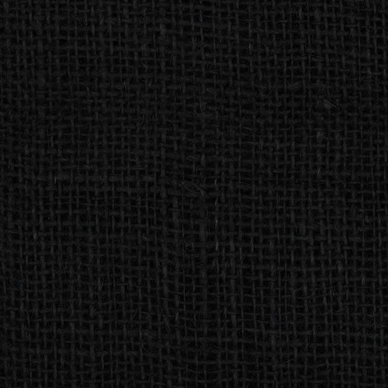 47" Shalimar Burlap Black | Medium Weight Burlap Fabric | Home Decor Fabric | 47" Wide