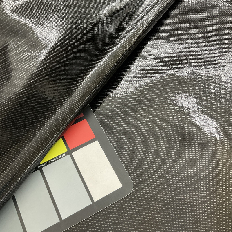 Oil Cloth Solid Black | Heavyweight Oilcloth Fabric | Home Decor Fabric | 47" Wide