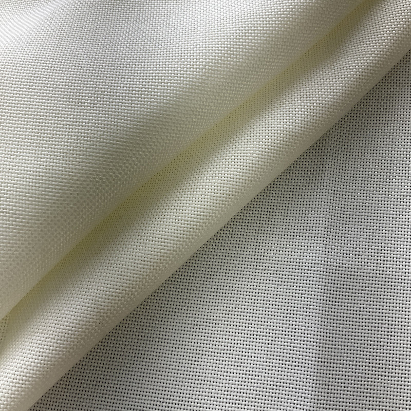 Vintage Poly Burlap Ivory | Medium Weight Burlap Fabric | Home Decor Fabric | 58" Wide