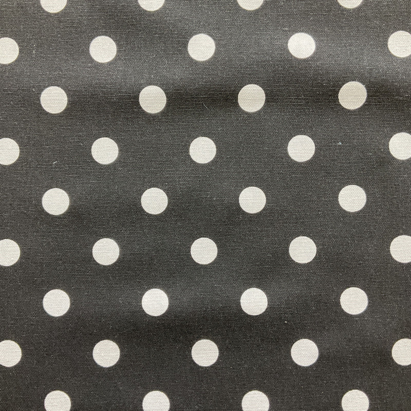Premier Prints Polka Dot Black/White | Medium Weight Duck Fabric | Home Decor Fabric | 54" Wide