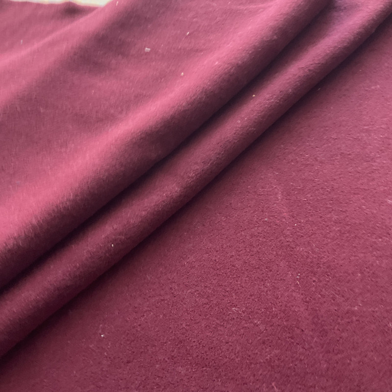 Burgundy Red Fleece | By the Yard