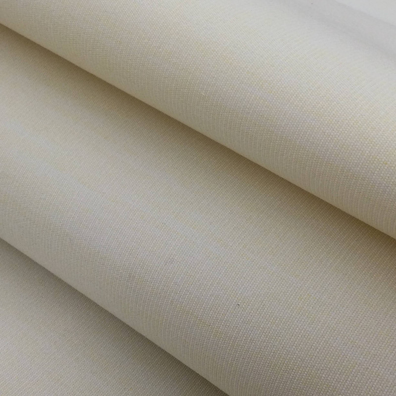 1.8 Yard Piece of Almond Beige 47" Waterproof Canvas For Awning & Marine Use | Acrylic Canvas Upholstery Fabric