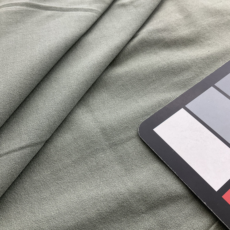 Sage Green Matte Jersey Solid Tube Stretch Knit Fabric | Clothing and Apparel | Lightweight | 54 " circumference | Sold by linear Yard