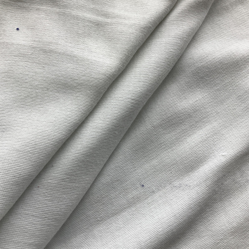 White Solid Jersey Knit  Tube Knit Fabric |  Circular Tube Clothing and Apparel |  Medium weight | 60" circumference | Sold by linear Yard