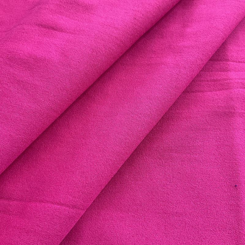 Magenta Matte Jersey Solid Tube Knit Fabric |  Circular Tube Clothing and Apparel |  Light weight | 60 " circumference | Sold by linear Yard