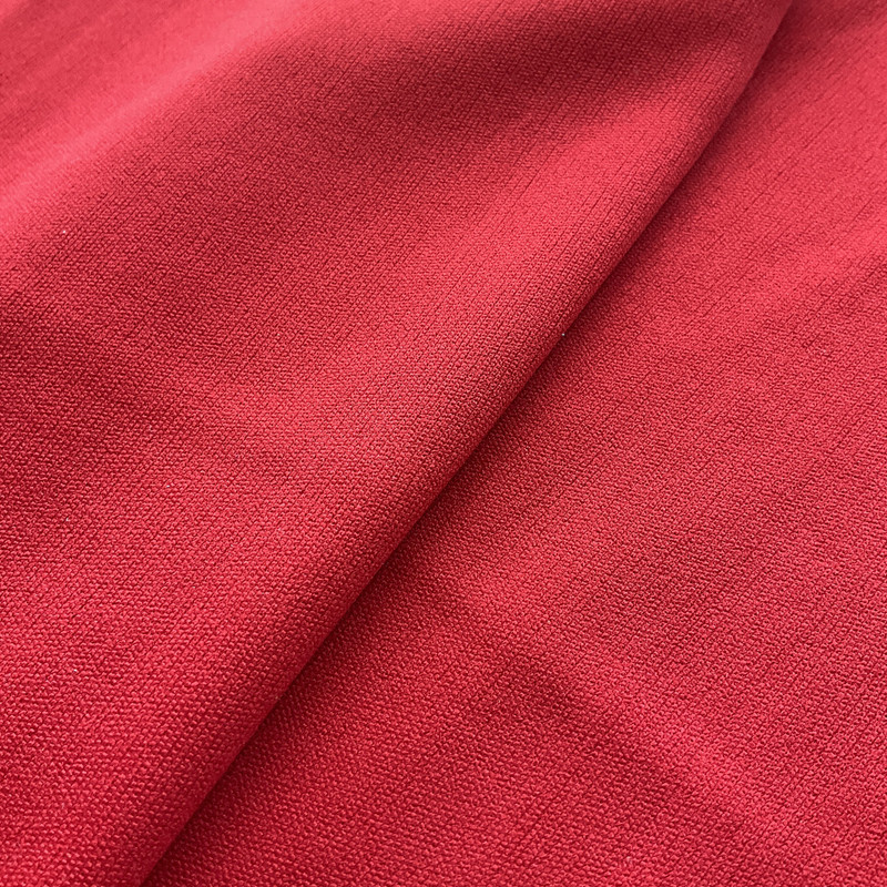 Red Matte Jersey Solid Tube Knit Fabric |  Circular Tube Clothing and Apparel |  Light weight | 36 " circumference | Sold by linear Yard