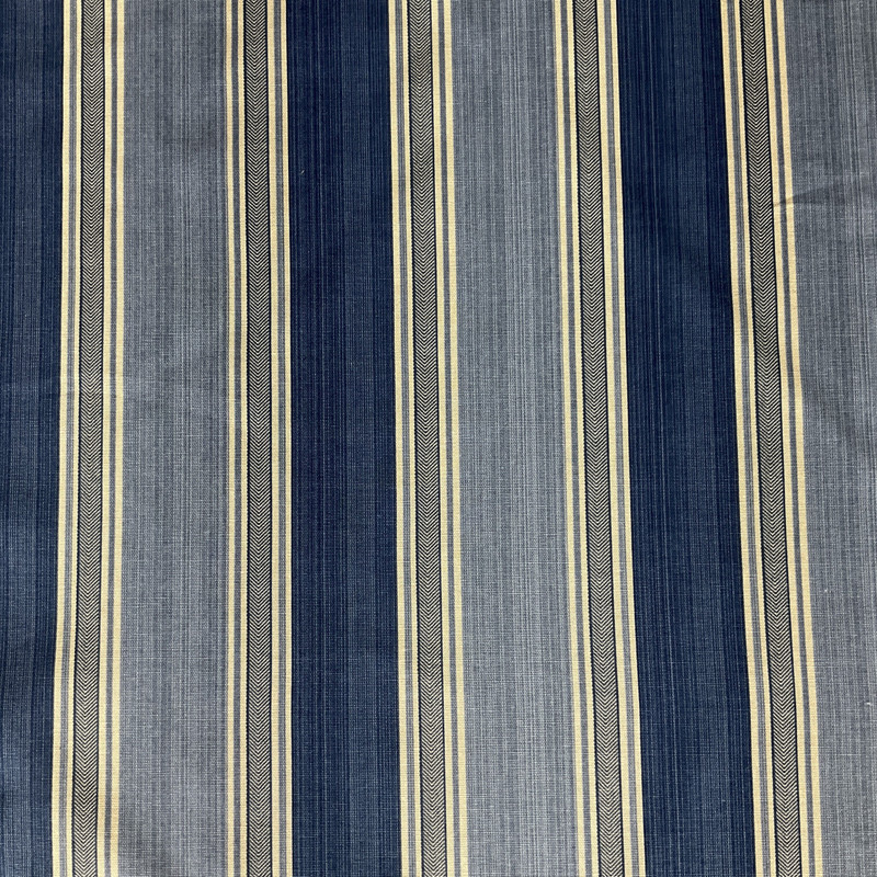 Williamsburg Spotswood Stripe in Porcelain | Home Decor Fabric | Blue White Stripe | P/K Lifestyles | 54" Wide | By The Yard