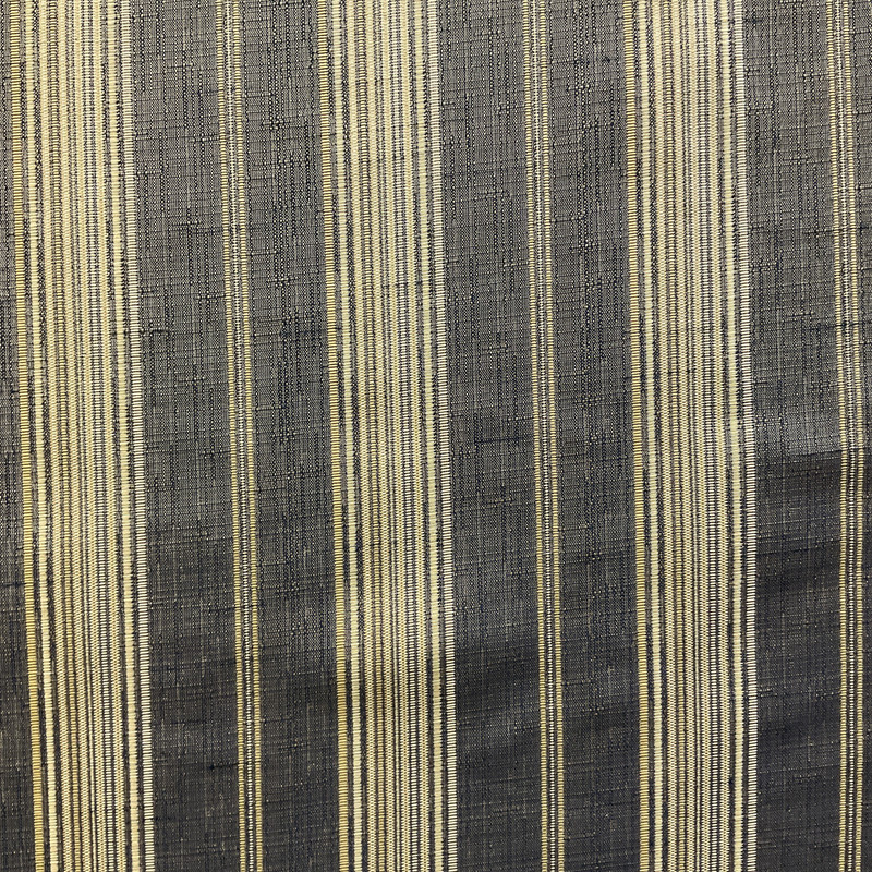 Dubai in Mosaic | Lightweight Drapery Fabric | Stripes in Gold and Brown | 54" Wide | By the Yard