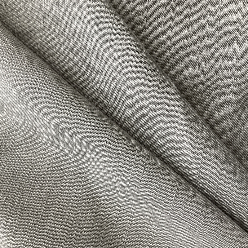Linen-like in Putty | Drapery/ Slipcover Fabric | Taupe | Medium Weight | 54" Wide | By The Yard