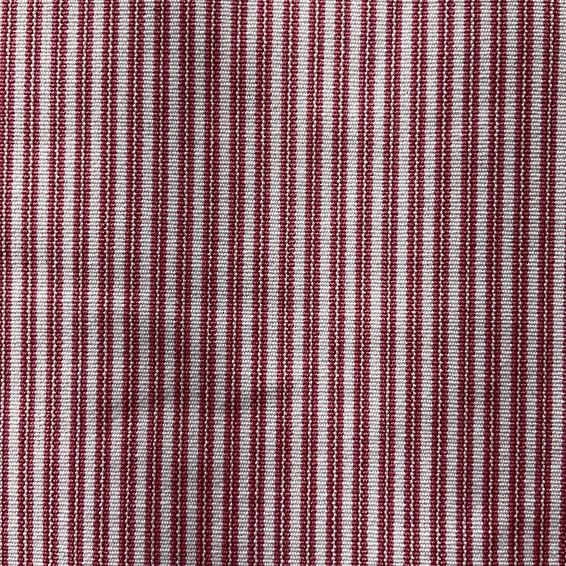 Jackstart in Red Hot | Upholstery / Slipcovers Fabric | Stripes in Red / Pink / White | Medium Weight | 54" Wide | By the Yard