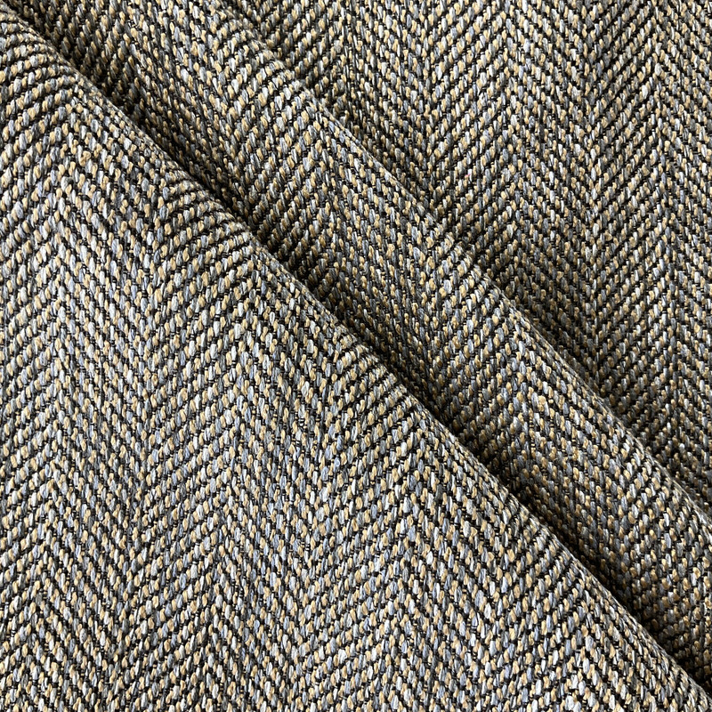 Terra in Tweed | Upholstery Fabric | Taupe Khaki Herringbone Chevron | Heavy Weight | 54" Wide | By The Yard (Also Sku skndeco0324-1414)
