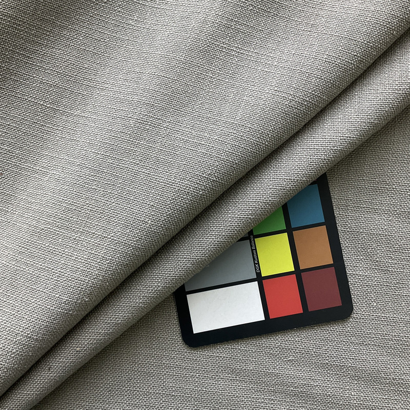 Lambert in Grey | Upholstery / Slipcover Fabric | Slub Weave | Medium Weight | 54" Wide | By the Yard