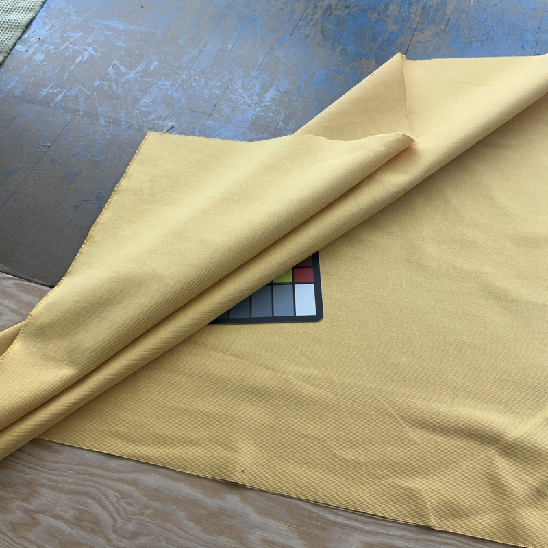 Canvas in Lemondrop | Upholstery / Slipcover Fabric | Solid Yellow | Medium Weight | 54" Wide | By the Yard