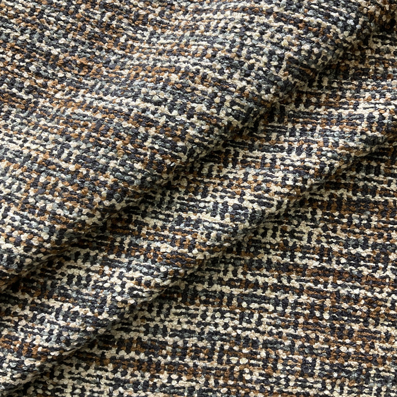 Soma in Safari | Upholstery Fabric | Chenille in Dk Brown / Tan / Beige | Heavyweight | 54" Wide | By the Yard