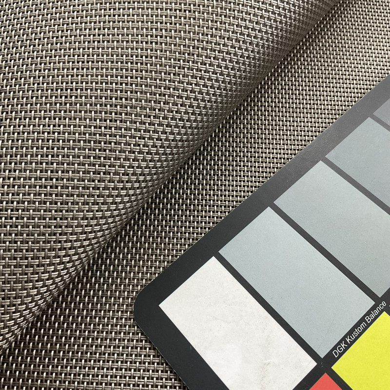 Stone Taupe-Grey | Sling Fabric /  Outdoor Vinyl Mesh | Similar to Phifertex | 55" Wide | By the Yard