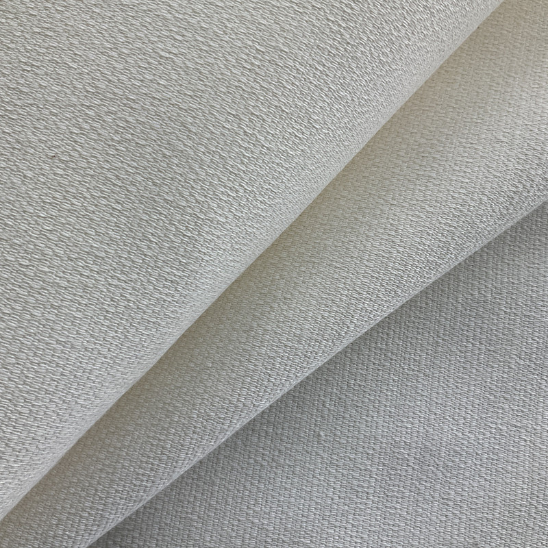 Action in Snow | Upholstery Fabric | Solid Off White | Medium weight | 54" Wide | By the Yard