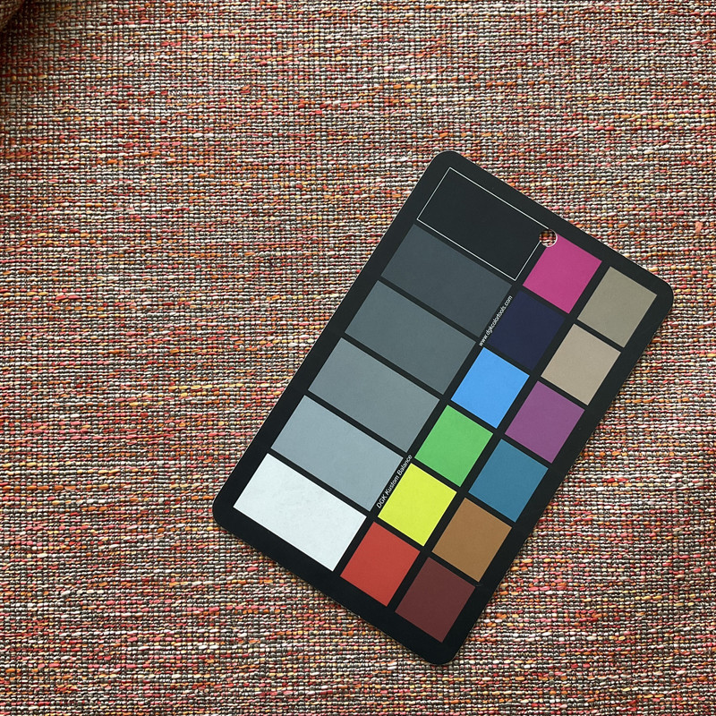 Slub Weave in Orange / Red / Grey | Upholstery Fabric | Commercial Grade | Heavyweight | 54" Wide | By the Yard